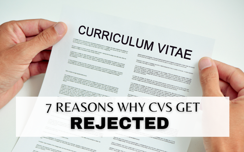 7 REASONS WHY CVS GET REJECTED