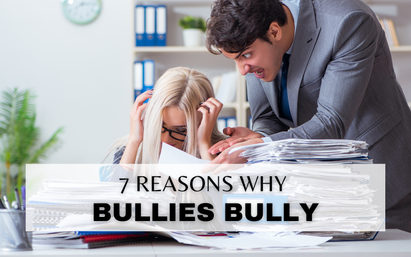 7 REASONS WHY BULLIES BULLY